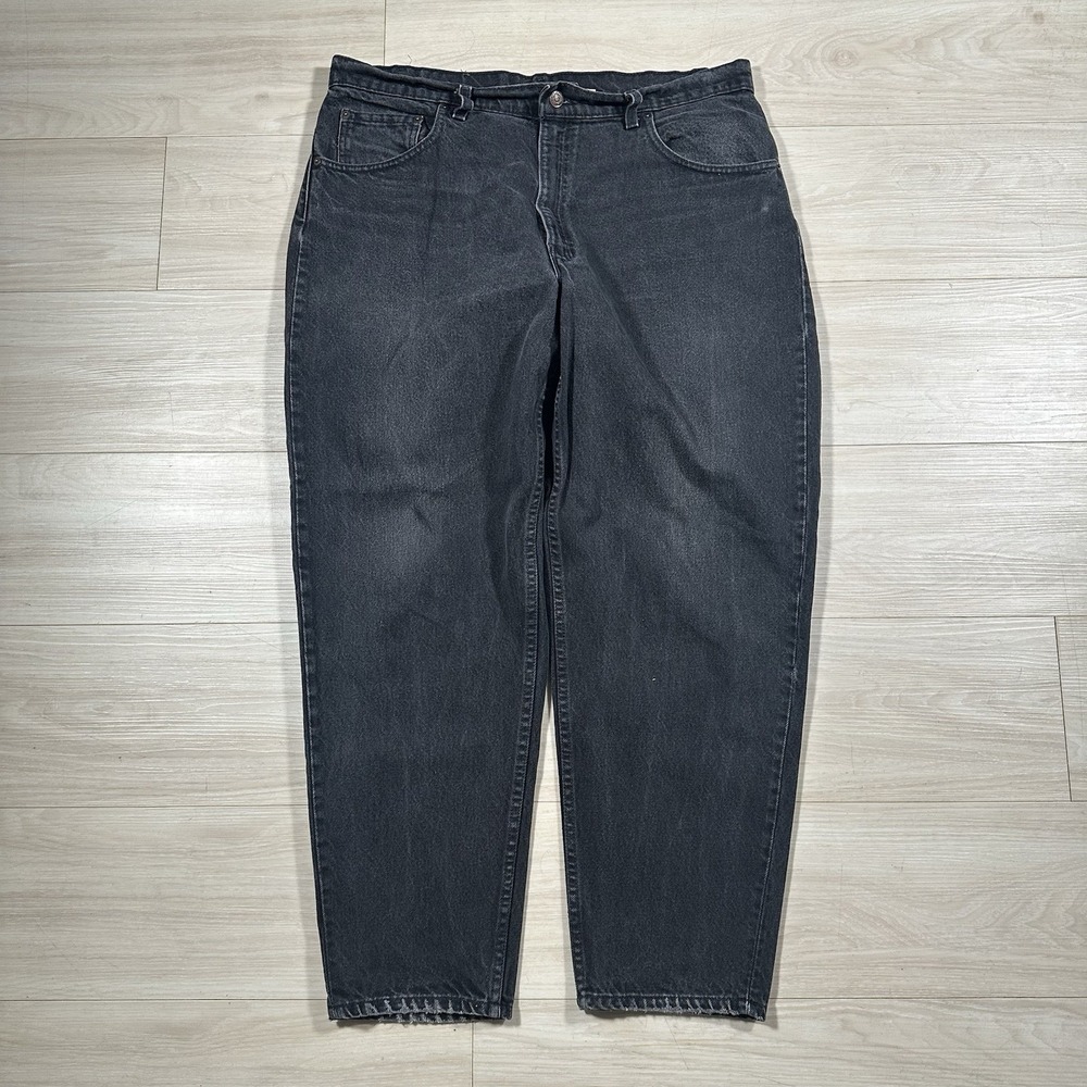 Vintage Levi's 560 Jeans Mens 38x30 Relaxed Taper Comfort Fit Black Baggy Fit